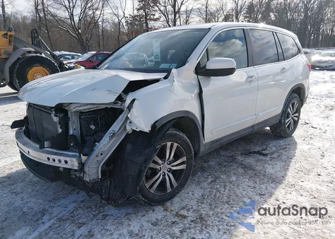 2018 Honda Pilot Ex-L z USA, uszkodzony, nr VIN 5FNYF6H76JB029219